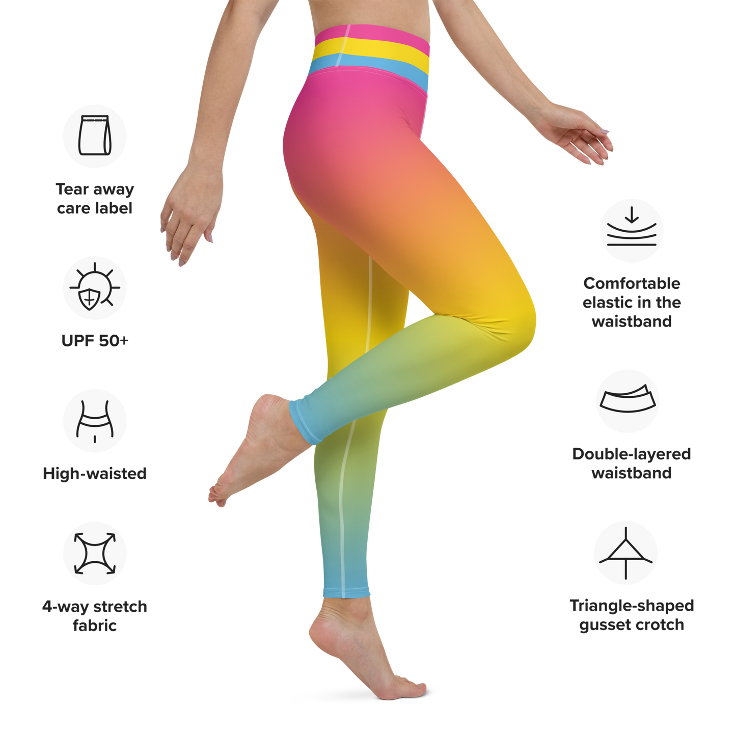 Pan Pride Gradient Leggings