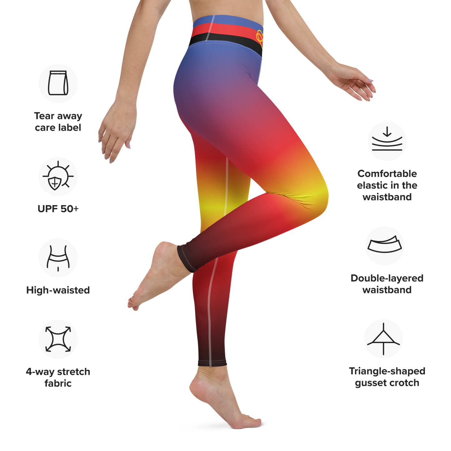 Poly Pride Gradient Leggings