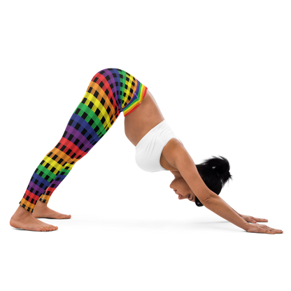 Rainbow Flannel Leggings