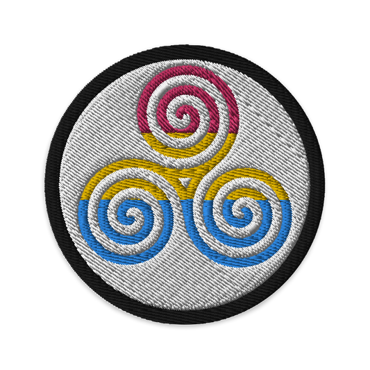 Celtic Triskelion - Pan Embroidered patches