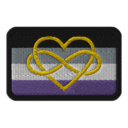 Polyamory Infinity Heart Ace Pride Embroidered Patch