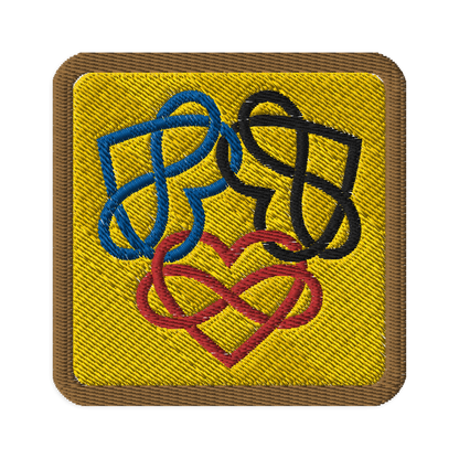 Poly Infinity Hearts Interlocked Patch