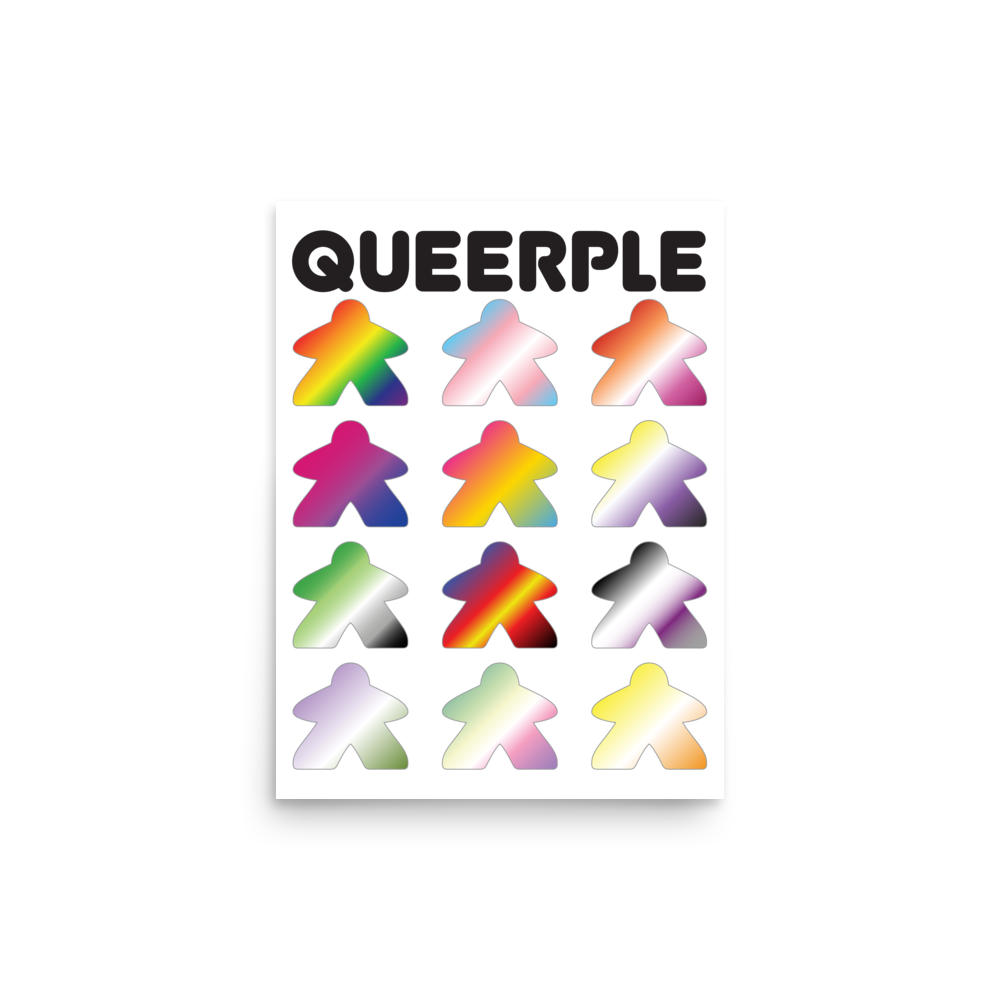 Queerple Art Print - Pride Gradients