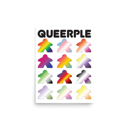 Queerple Art Print - Pride Gradients