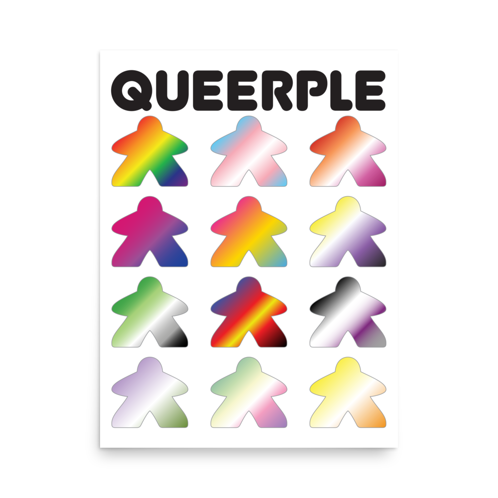 Queerple Art Print - Pride Gradients