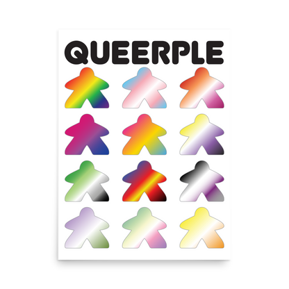 Queerple Art Print - Pride Gradients