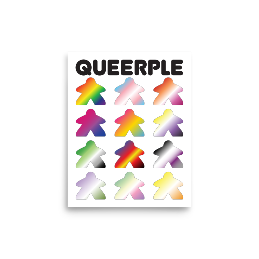 Queerple Art Print - Pride Gradients