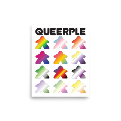 Queerple Art Print - Pride Gradients