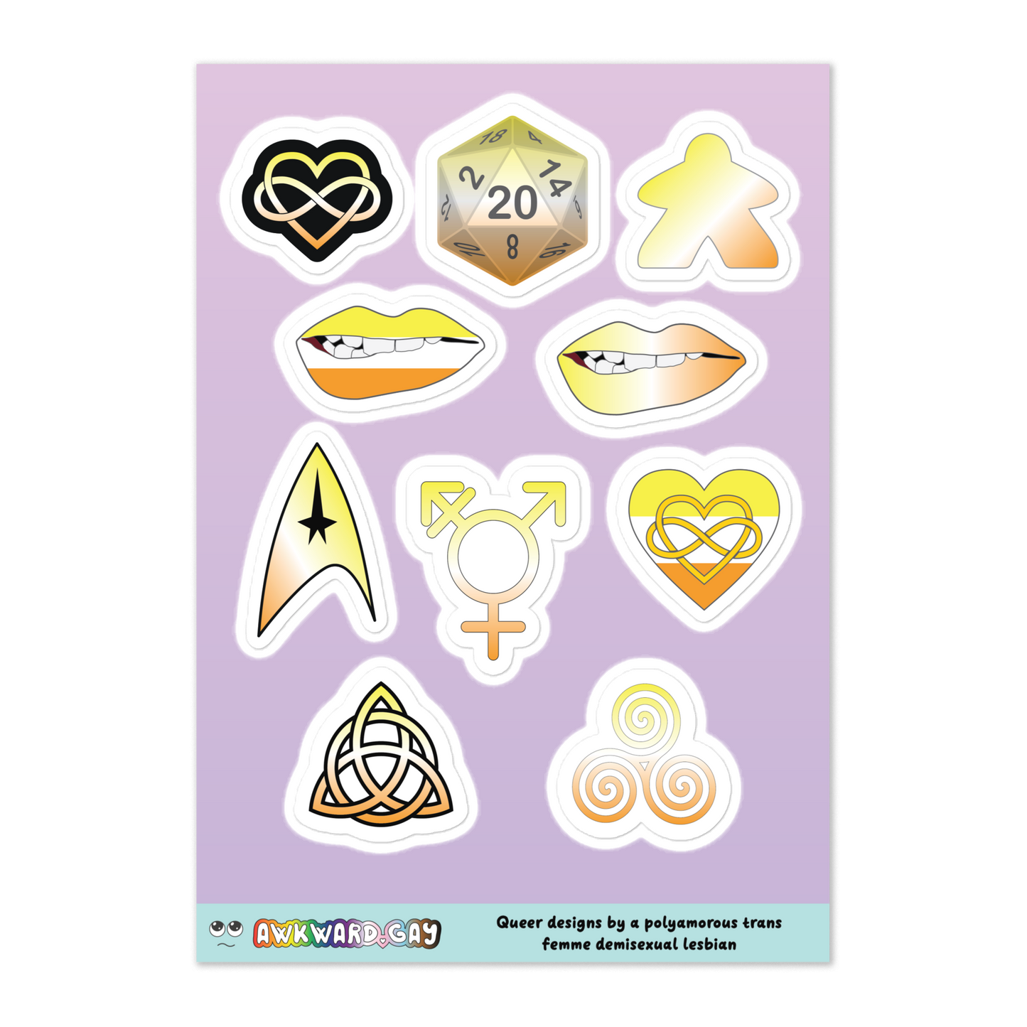 Sticker Sheet - Maverique