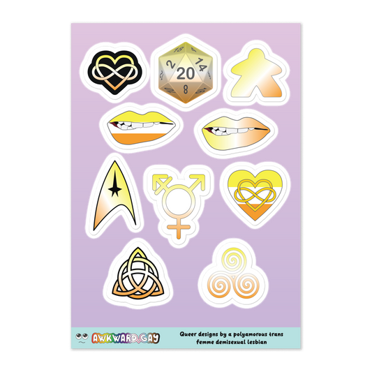 Sticker Sheet - Maverique