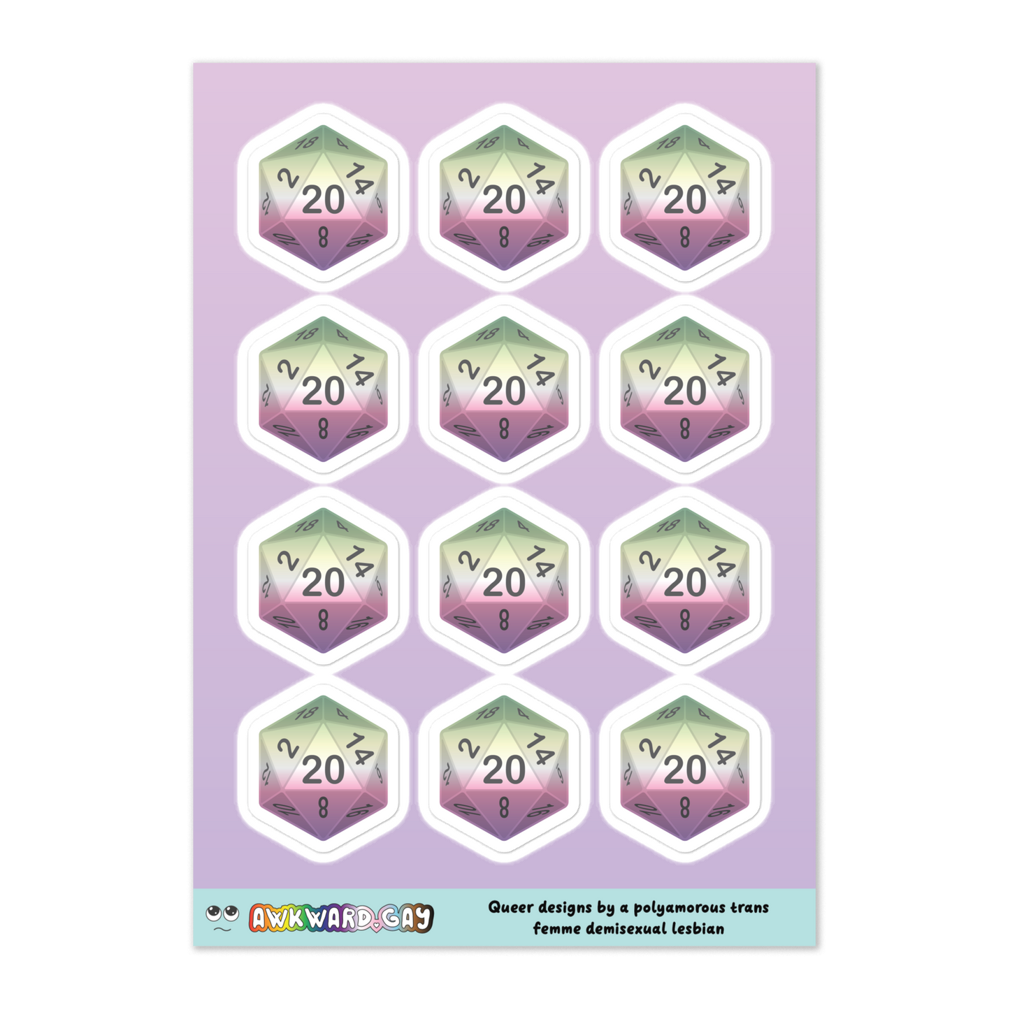 Pride D20 Sheet - Genderfae