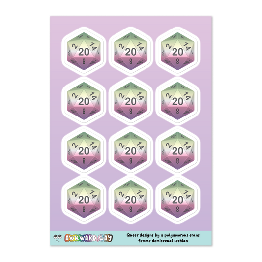 Pride D20 Sheet - Genderfae