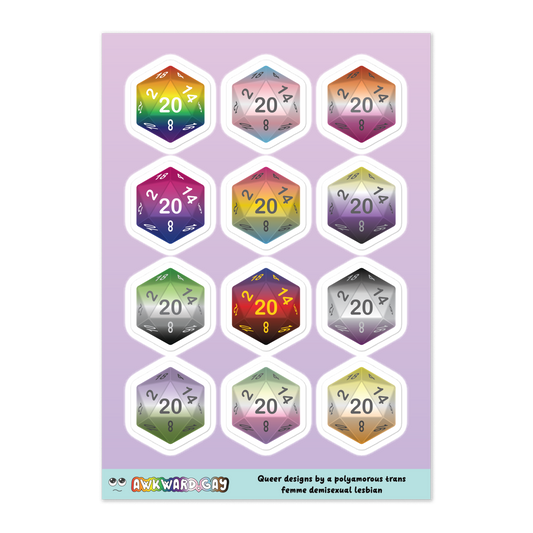 Pride D20 Sheet - Multi