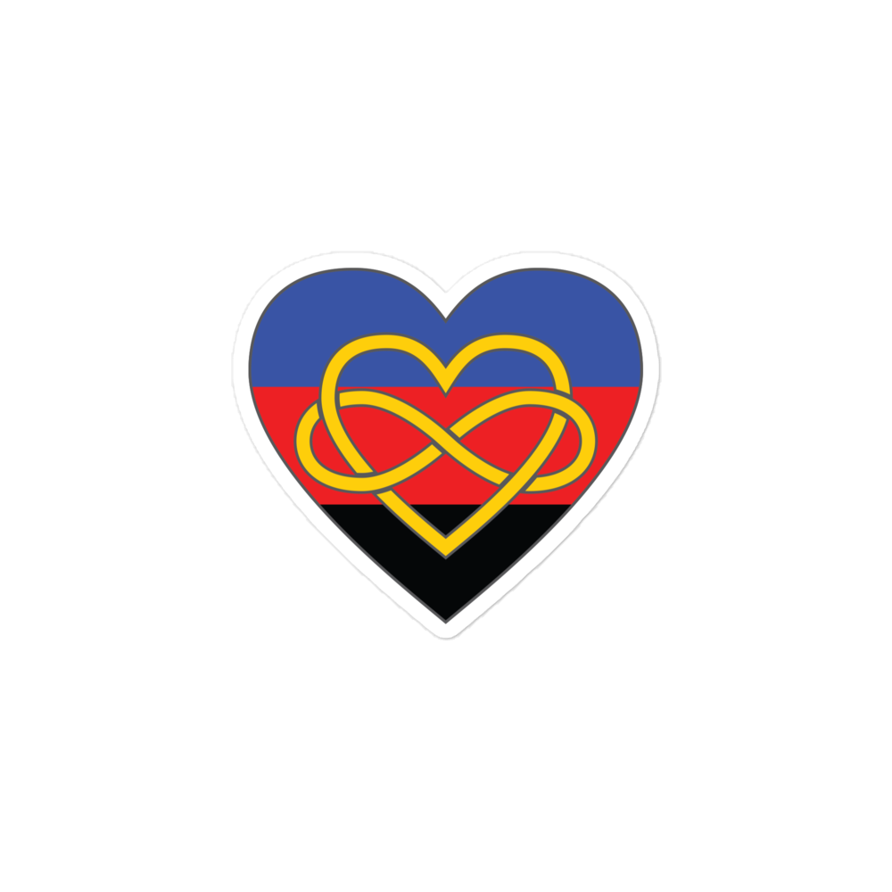 Polyamory Infinity Heart Pride