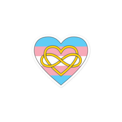 Polyamory Infinity Heart Trans Pride