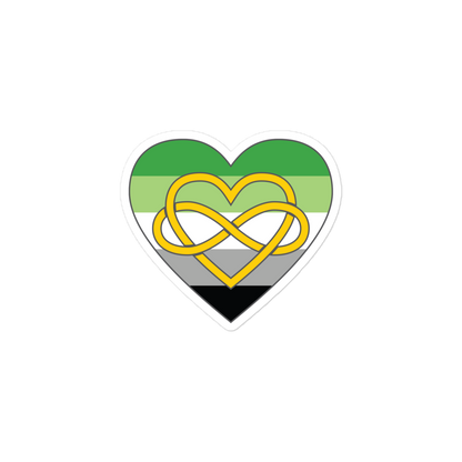 Polyamory Infinity Heart Aromantic Pride