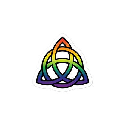 Celtic Trinity Knot - Rainbow