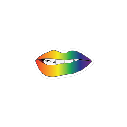 Biting Lips - Rainbow Pride - Gradient