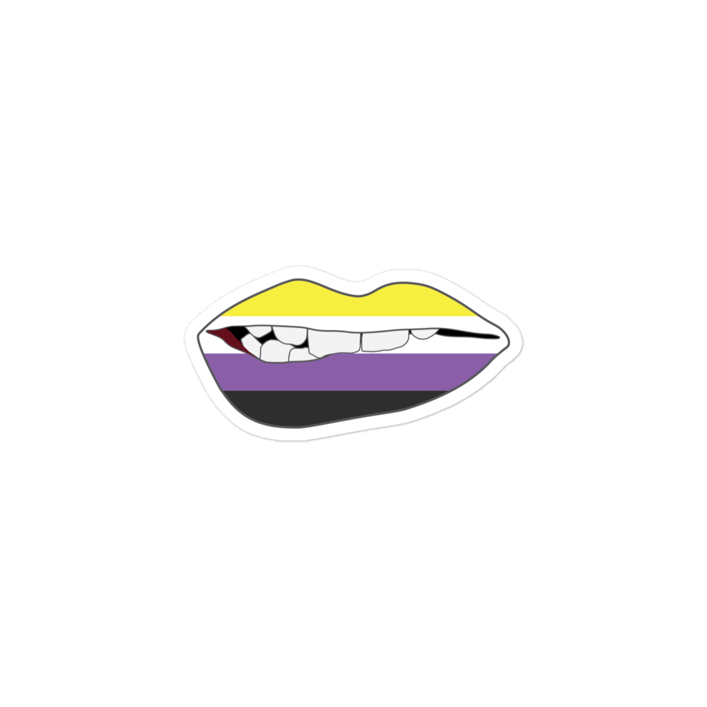 Biting Lips - Non-binary Flag