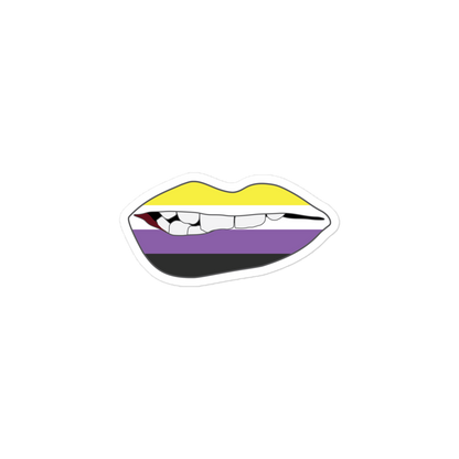 Biting Lips - Non-binary Flag