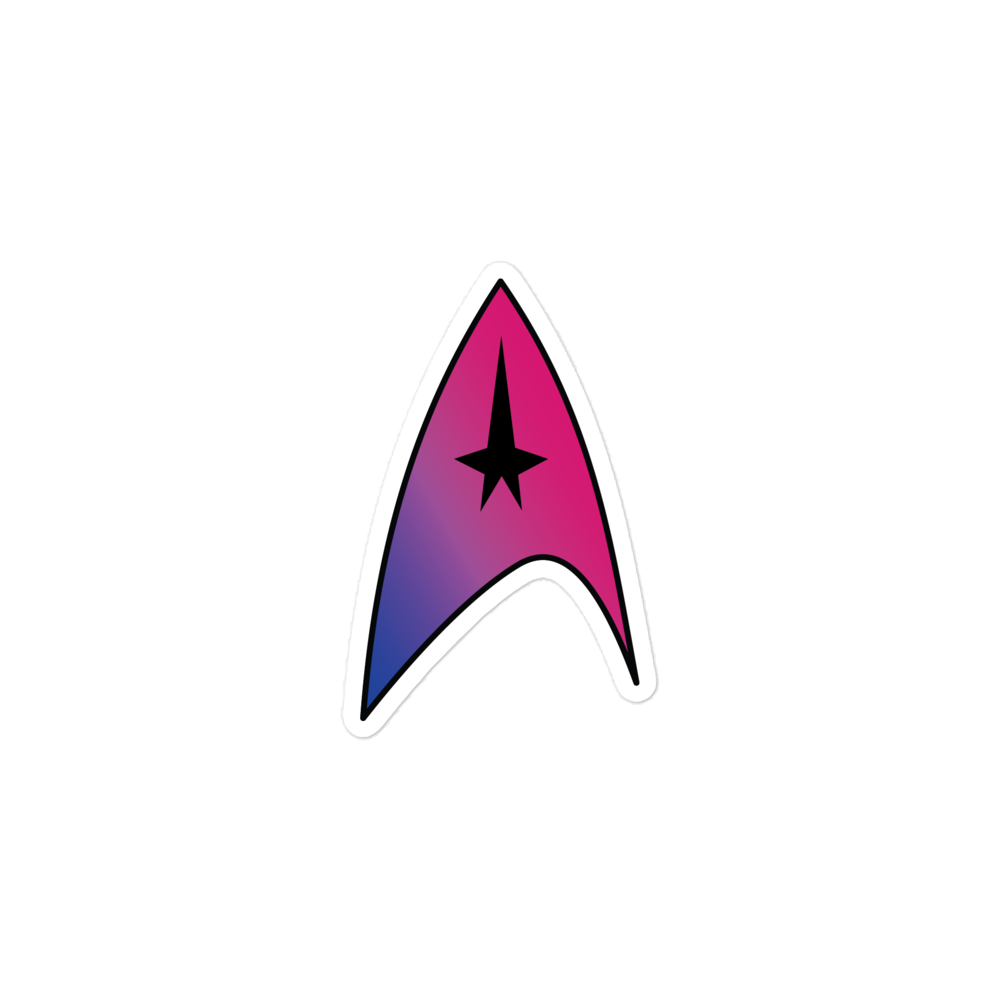 Starfleet Insignia - Bisexual Pride