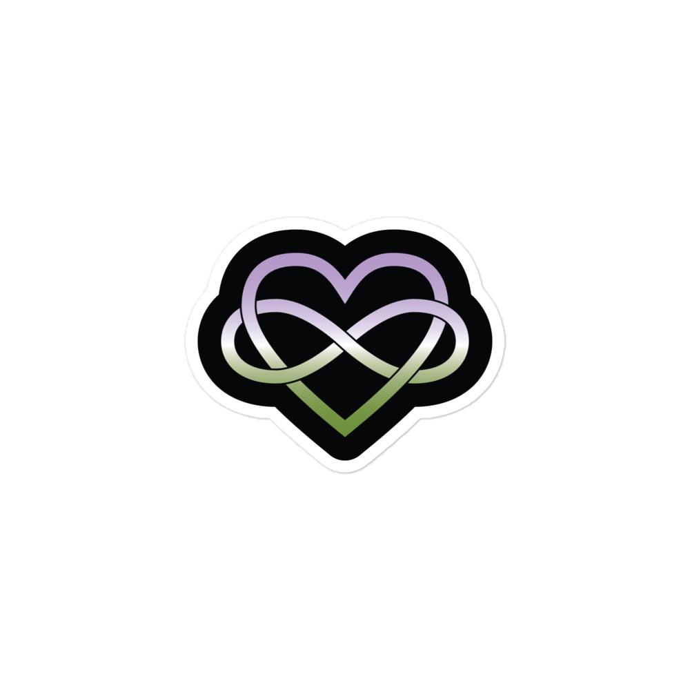 Polyamory Infinity Heart - Genderqueer