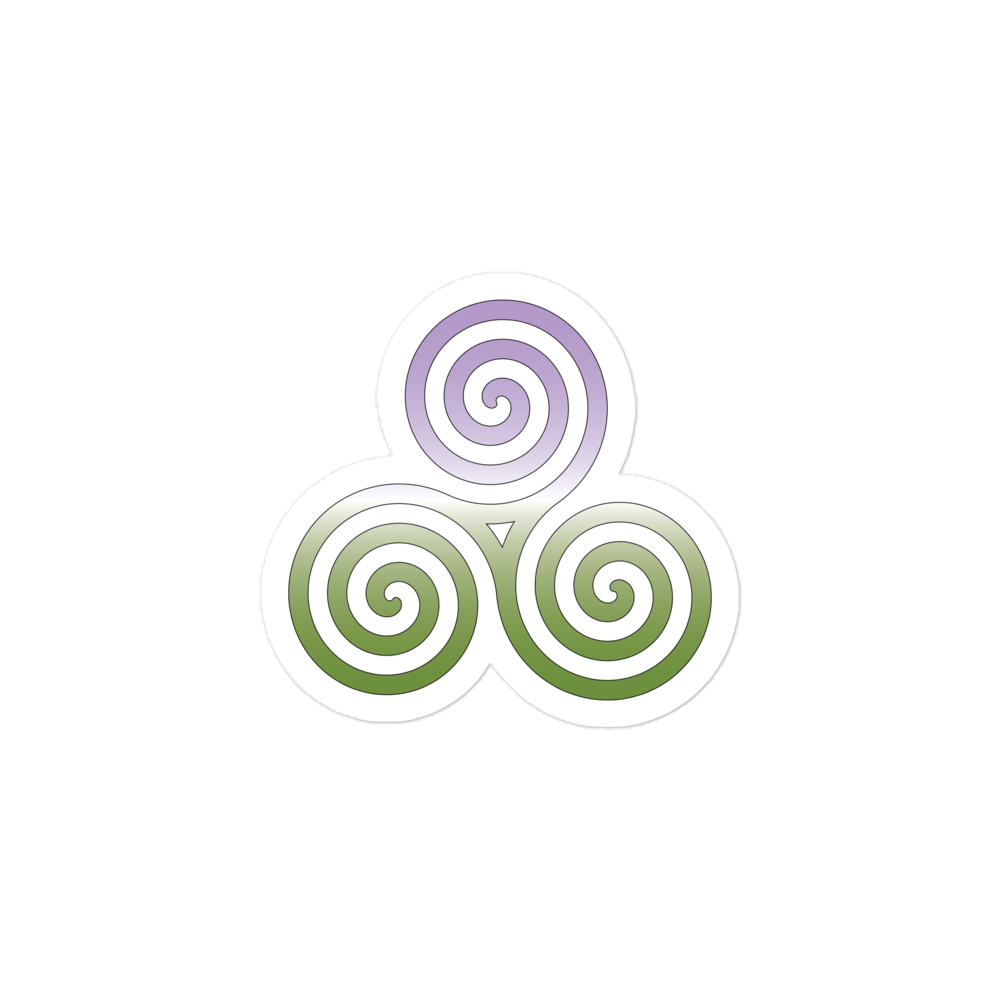 Celtic Triskelion - Genderqueer