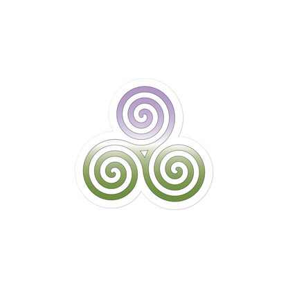 Celtic Triskelion - Genderqueer