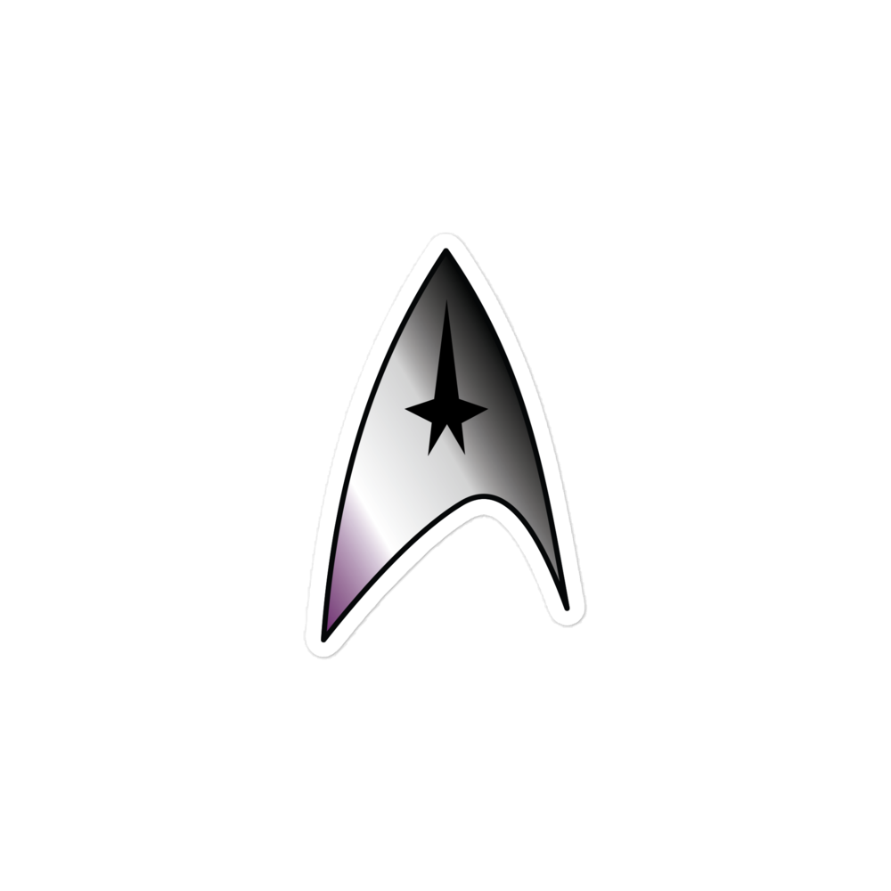 Starfleet Insignia - Asexual/Demisexual Pride