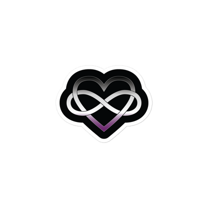 Polyamory Infinity Heart - Asexual/Demisexual