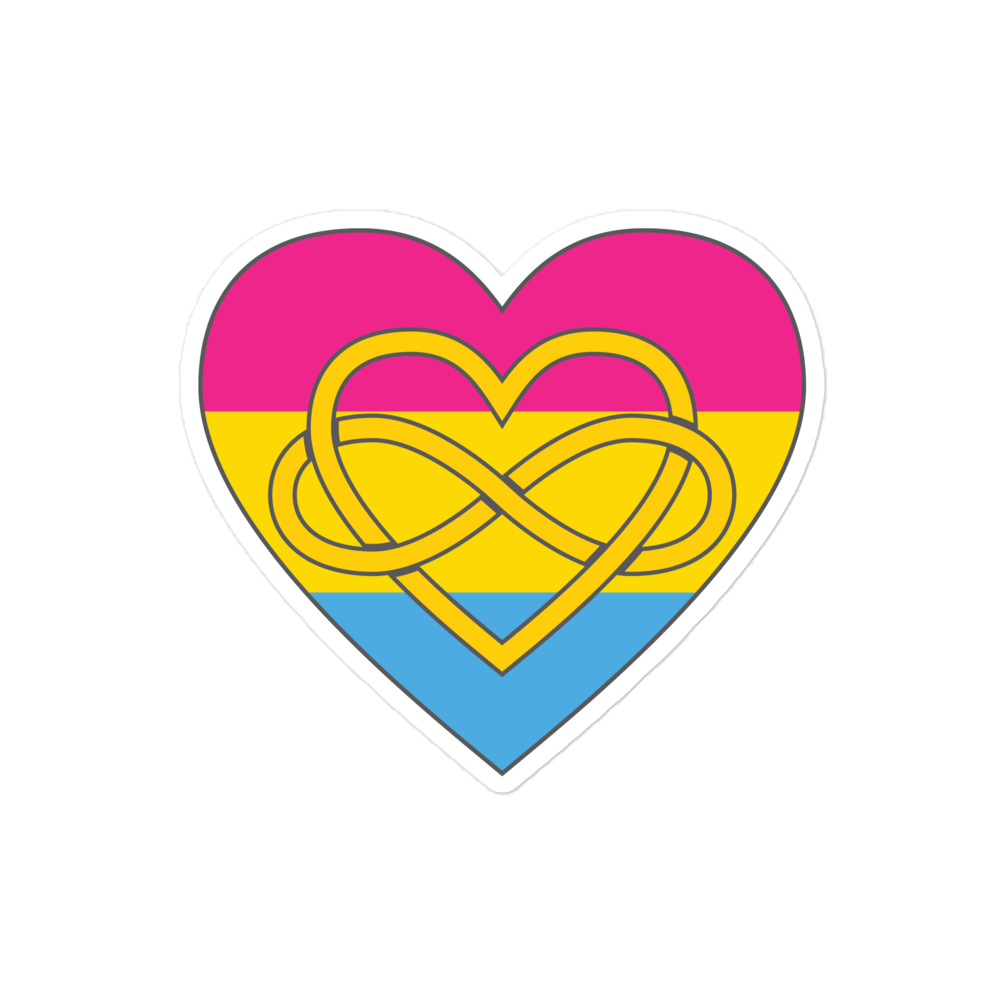 Polyamory Infinity Heart Pansexual Pride