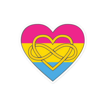 Polyamory Infinity Heart Pansexual Pride