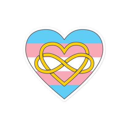 Polyamory Infinity Heart Trans Pride