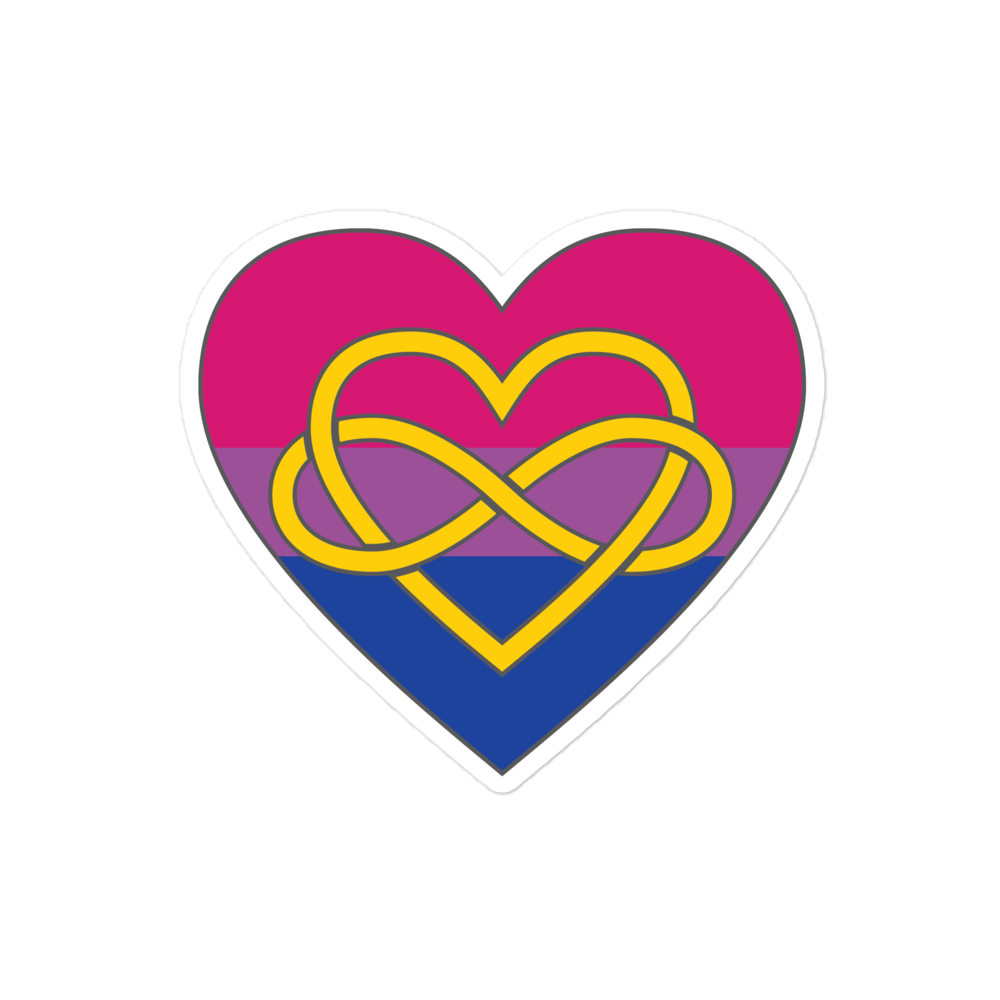 Polyamory Infinity Heart Bisexual Pride