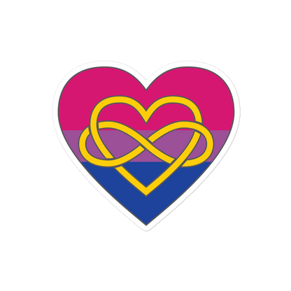 Polyamory Infinity Heart Bisexual Pride