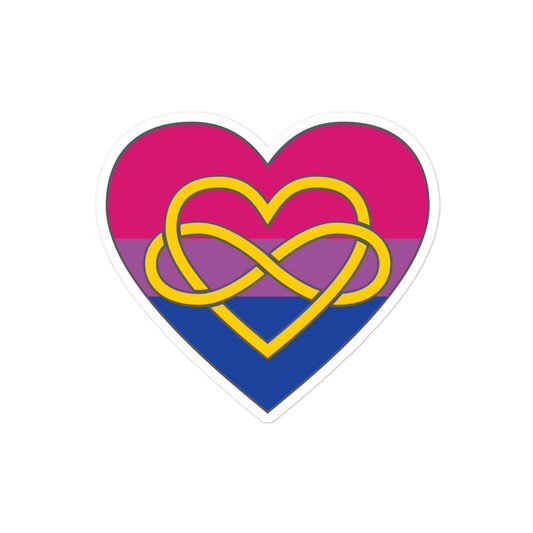 Polyamory Infinity Heart Bisexual Pride