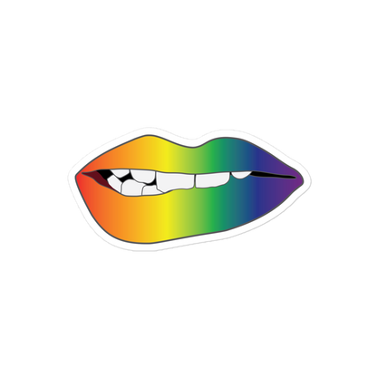 Biting Lips - Rainbow Pride - Gradient