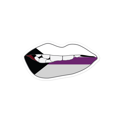 Biting Lips - Demisexual Flag