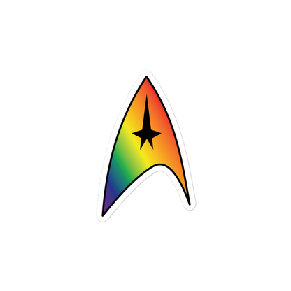 Starfleet Insignia - Rainbow Pride