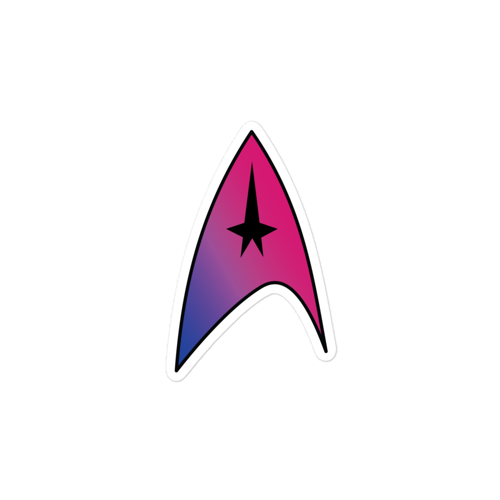 Starfleet Insignia - Bisexual Pride