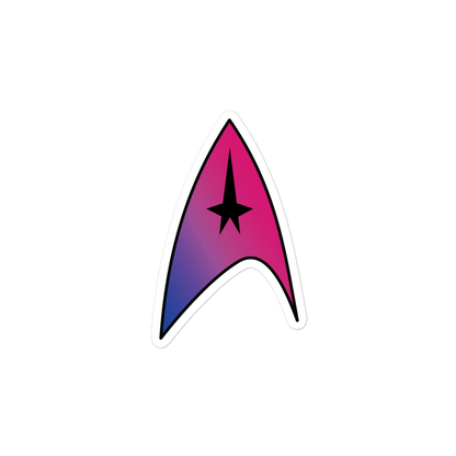 Starfleet Insignia - Bisexual Pride