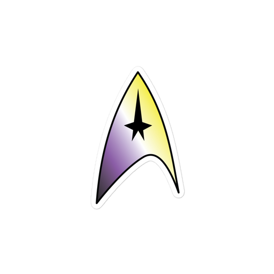 Starfleet Insignia - Non-binary Pride