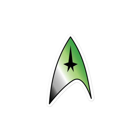 Starfleet Insignia - Aromantic Pride