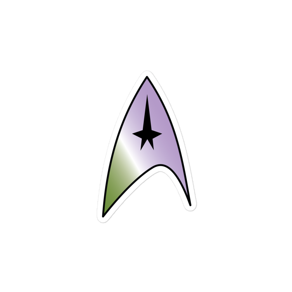 Starfleet Insignia - Genderqueer Pride