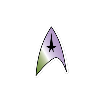 Starfleet Insignia - Genderqueer Pride