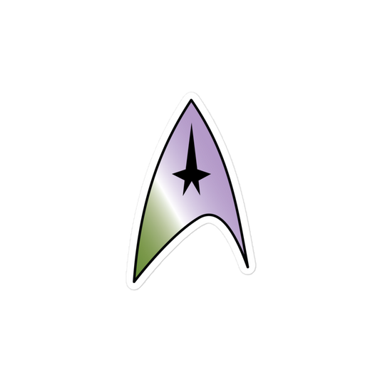 Starfleet Insignia - Genderqueer Pride