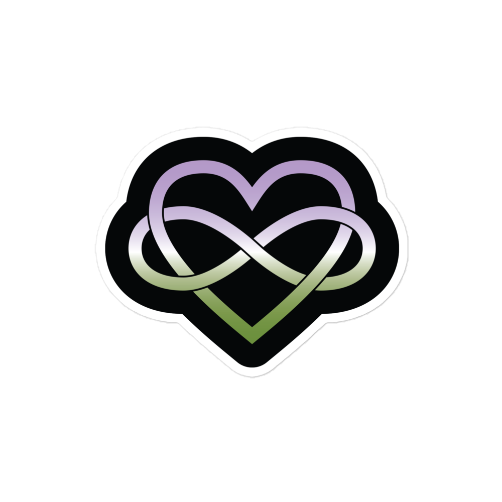 Polyamory Infinity Heart - Genderqueer