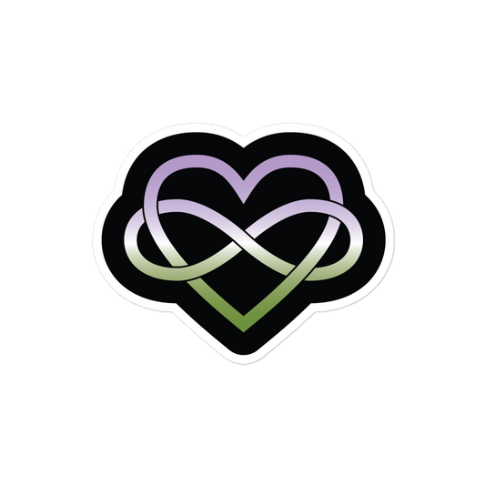 Polyamory Infinity Heart - Genderqueer