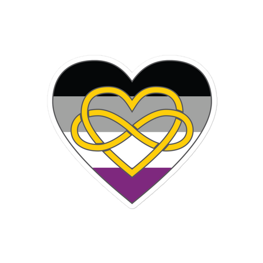 Polyamory Infinity Heart Asexual Pride