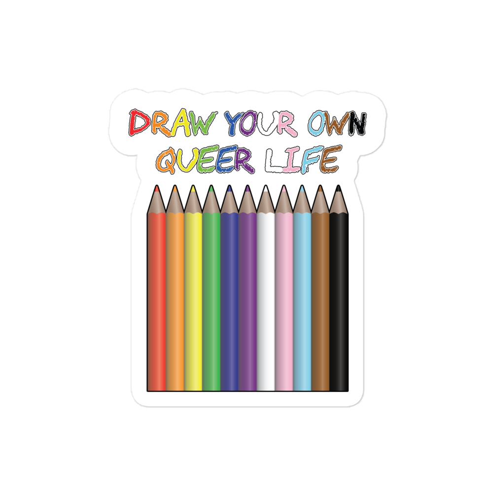 Draw Your Own Queer Life (Progress colours)